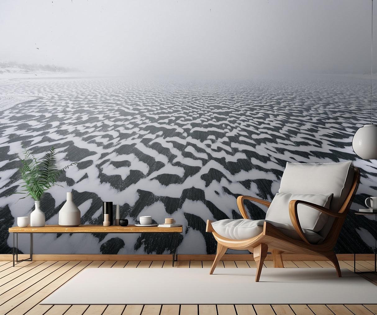 Camouflage lake Poster och Canvastavla