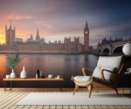 London Palace of Westminster Sunset Poster och Canvastavla