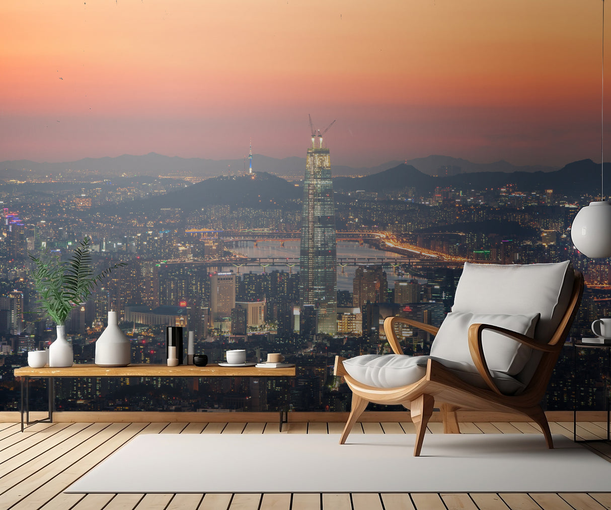 Seoul in the Republic of Korea Poster och Canvastavla