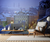 Prague in white Poster och Canvastavla