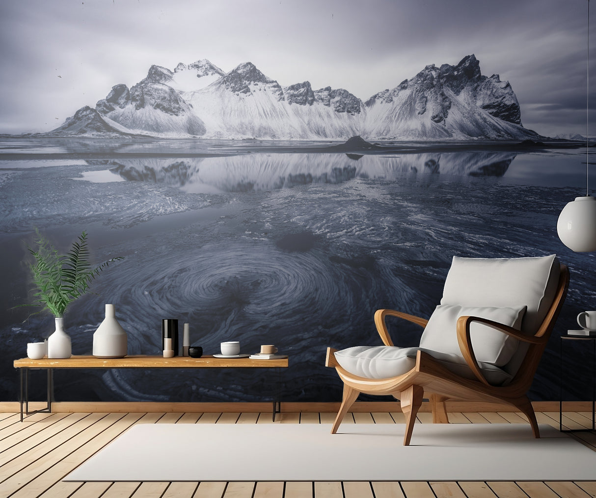 Ice on Stokksnes Poster och Canvastavla