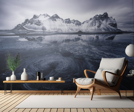 Ice on Stokksnes Poster och Canvastavla