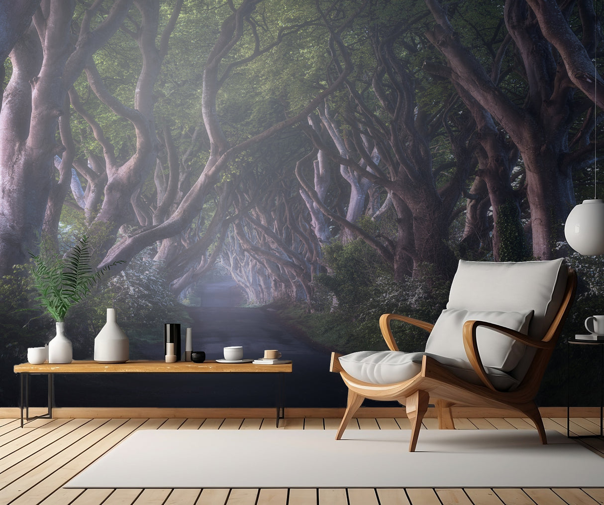 The Dark Hedges Poster och Canvastavla