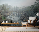 Dawn at Middle Falls Poster och Canvastavla