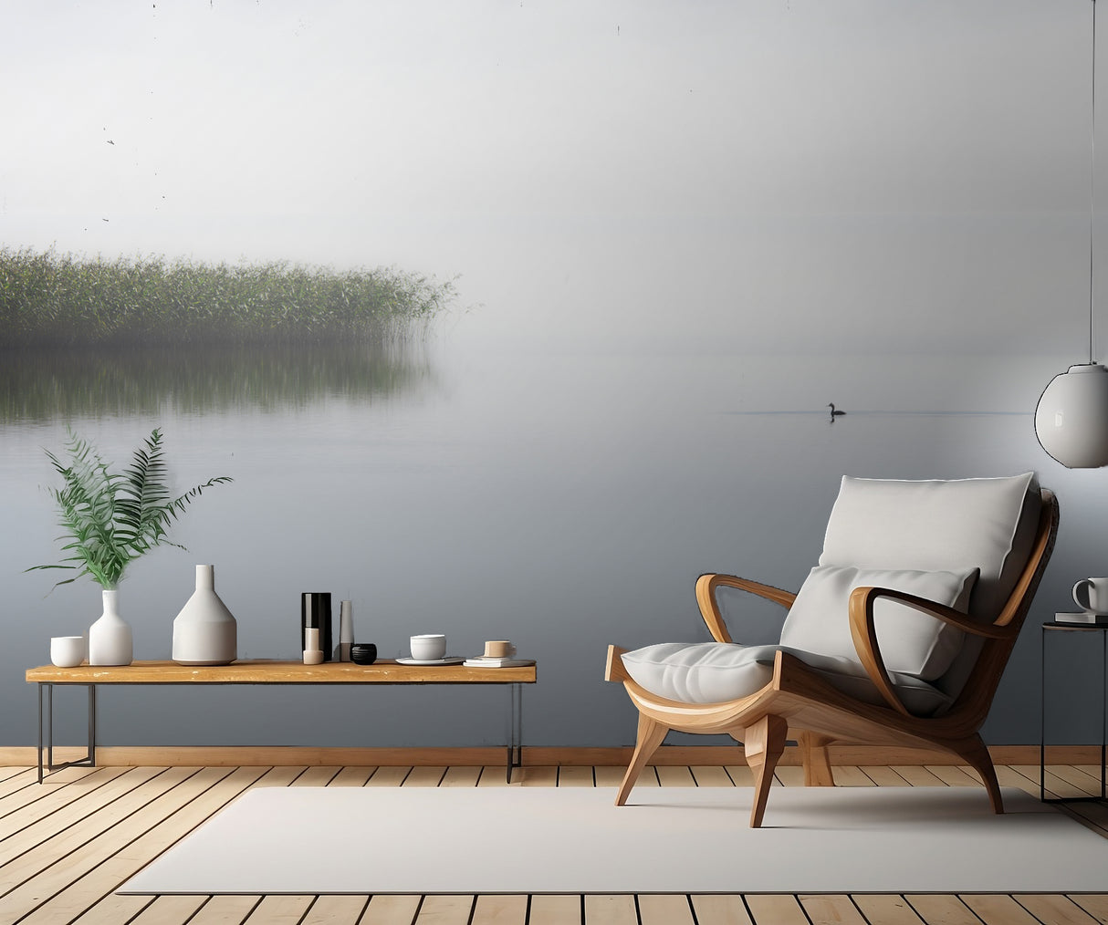 The lone fisher Poster och Canvastavla