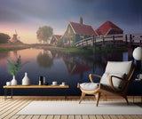 Zaanse Schans Green House Poster och Canvastavla