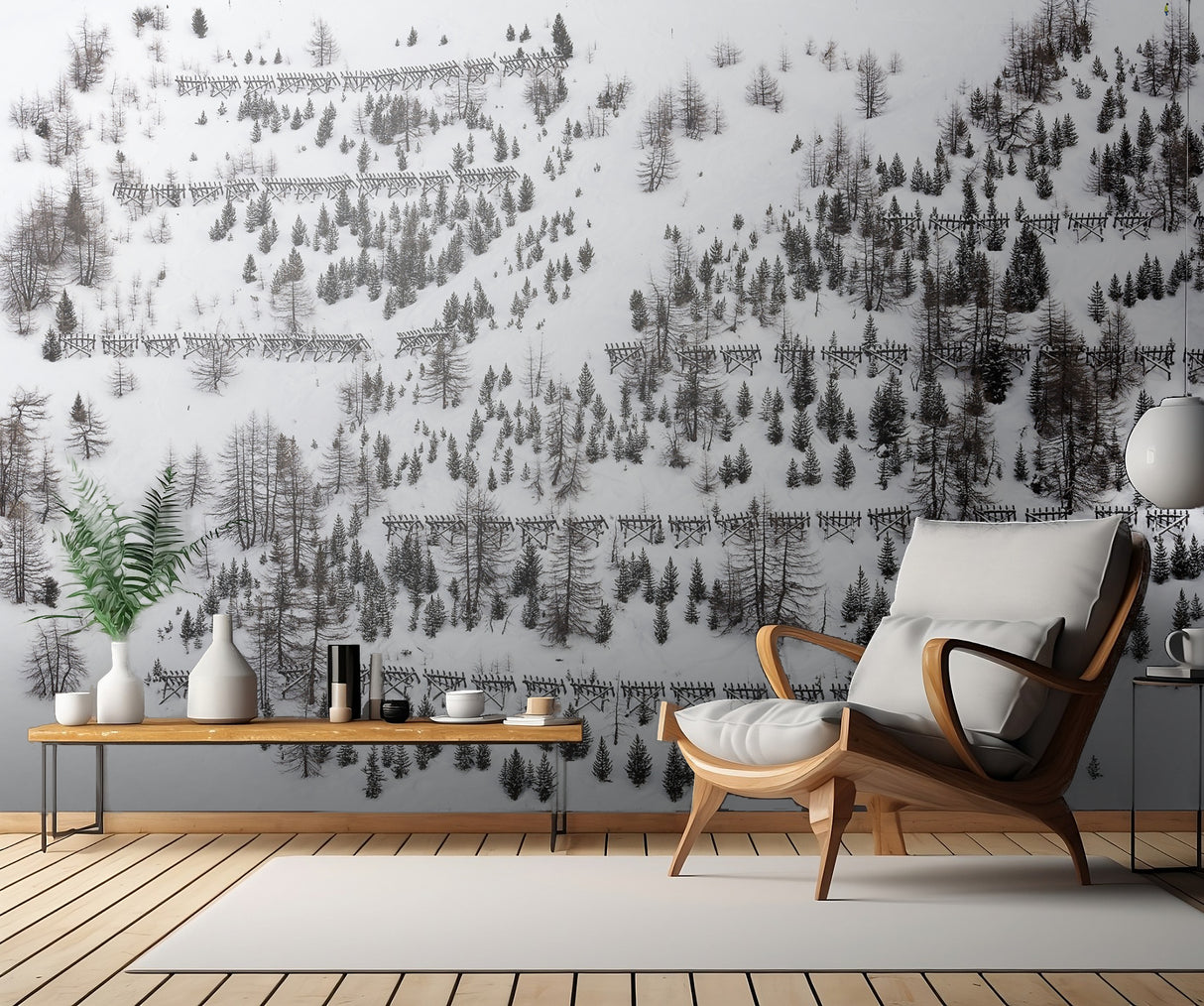 winter trees Poster och Canvastavla