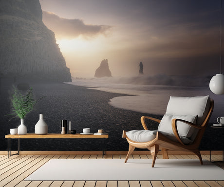 Reynisfjara sunrise Poster och Canvastavla
