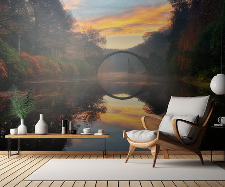 Autumn garden... Poster och Canvastavla