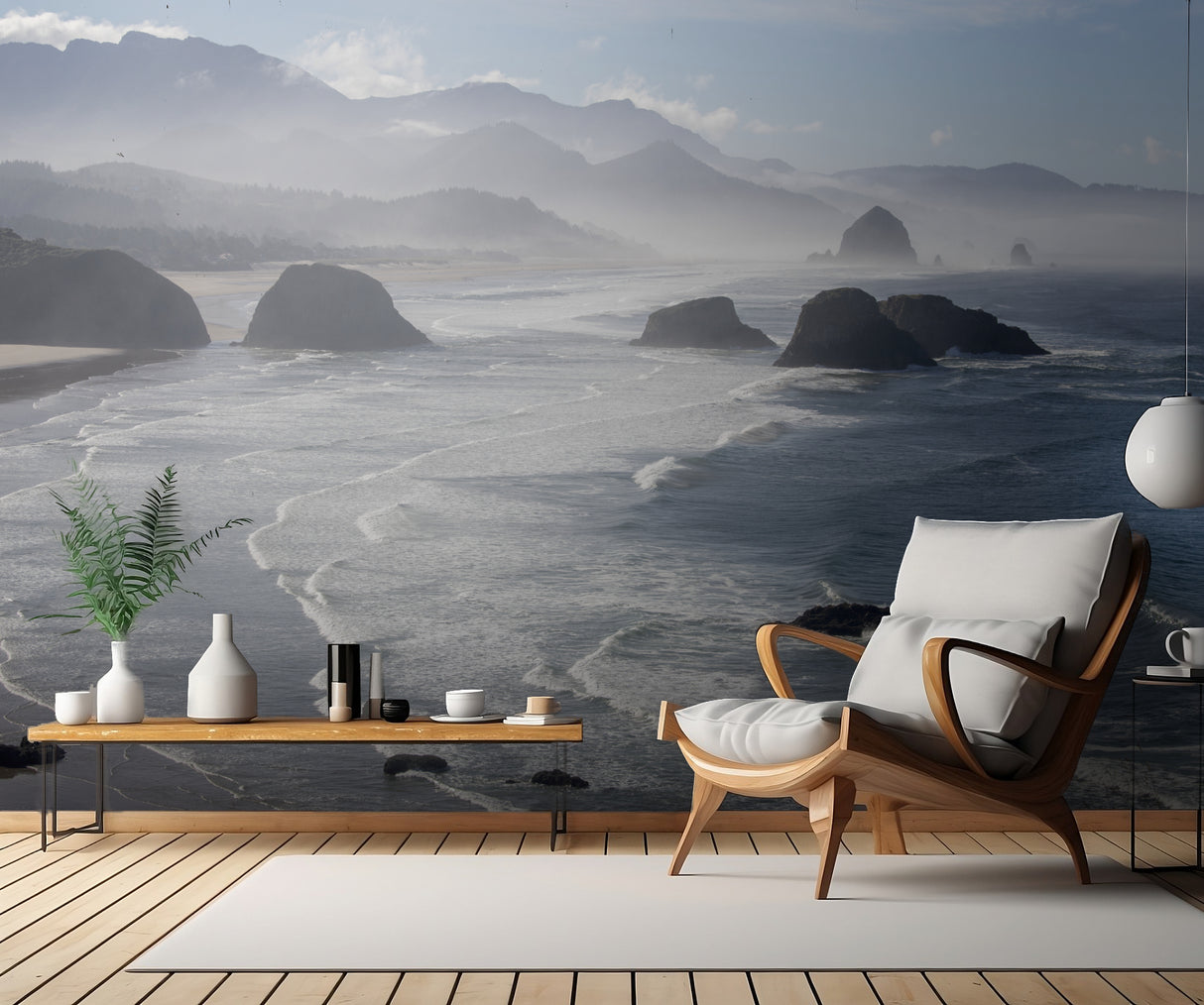 Morning view from Ecola Point Poster och Canvastavla