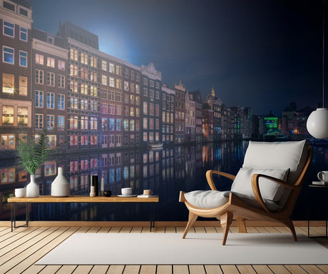 Amsterdam Windows Colors Poster och Canvastavla