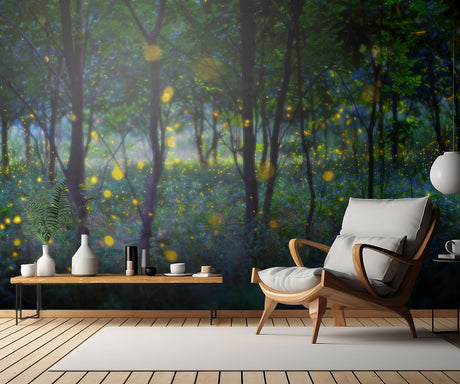 Magic fireflies Poster och Canvastavla
