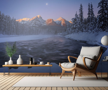 Winter Canadian Rockies Poster och Canvastavla