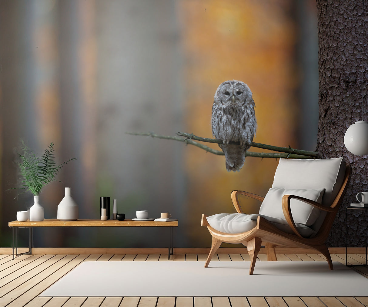 Tawny Owl Poster och Canvastavla