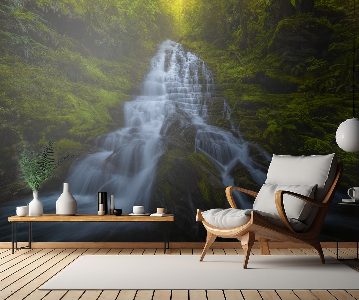 Staircase Falls Poster och Canvastavla