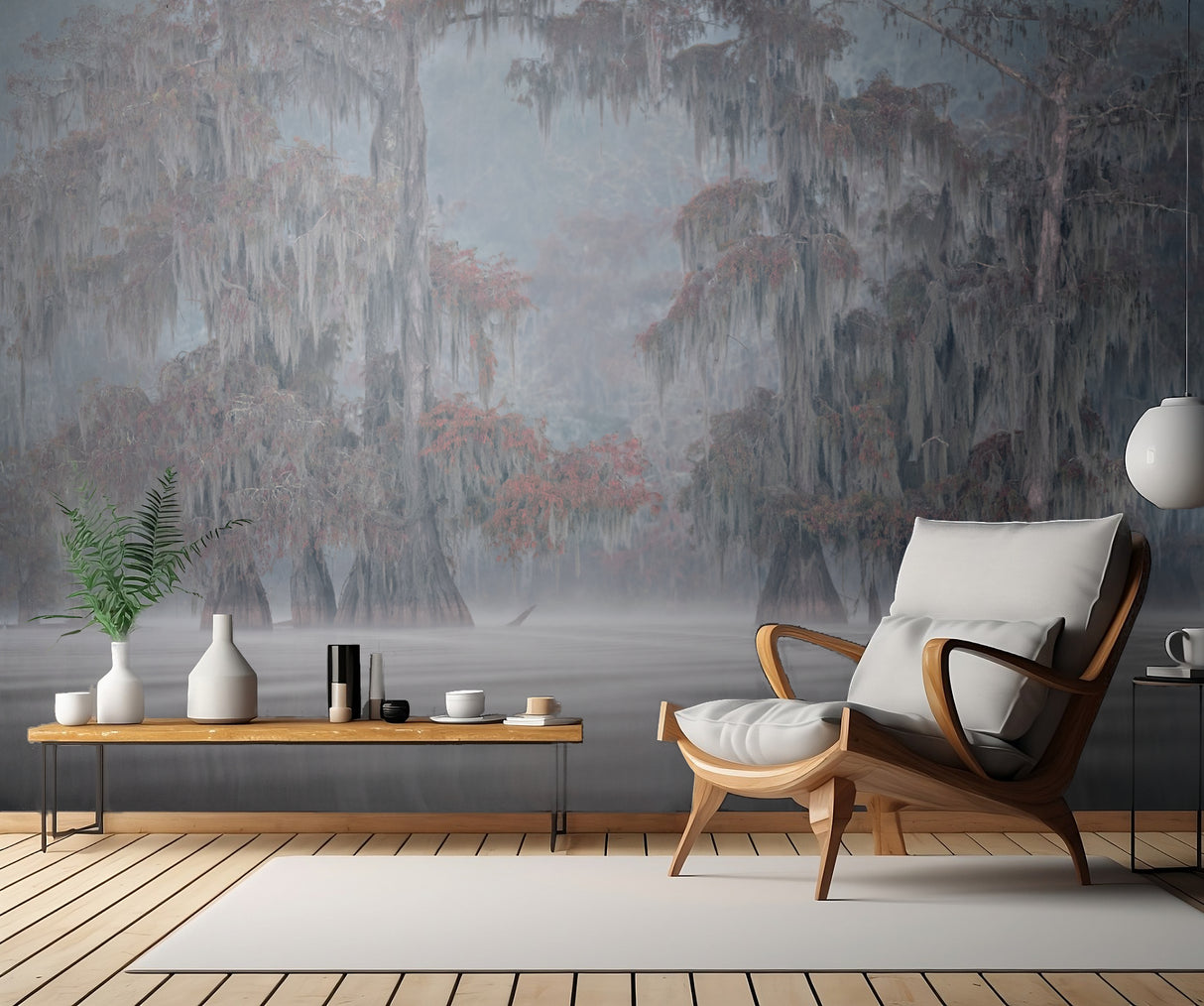 Misty Bayou Poster och Canvastavla
