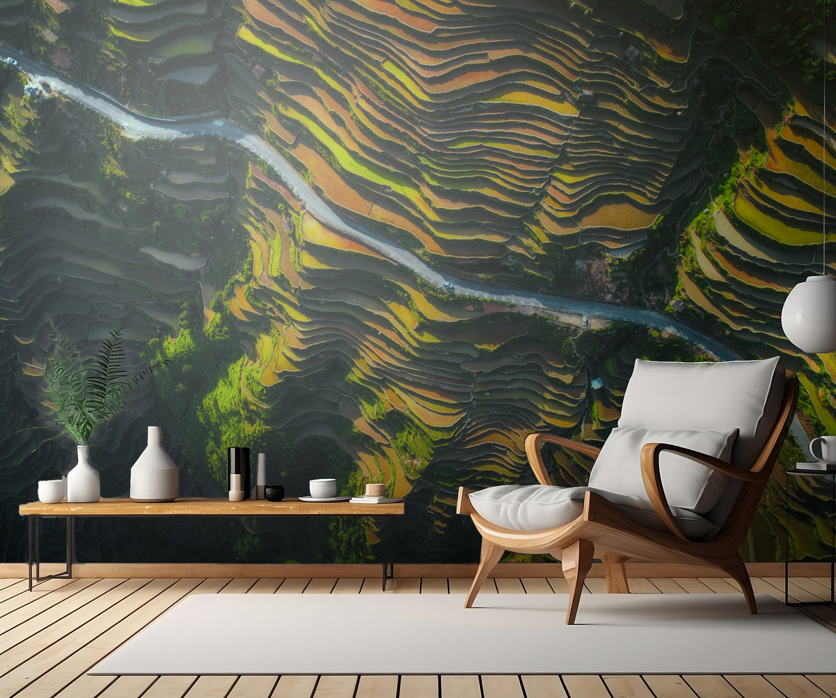 The way of terraced fields Poster och Canvastavla