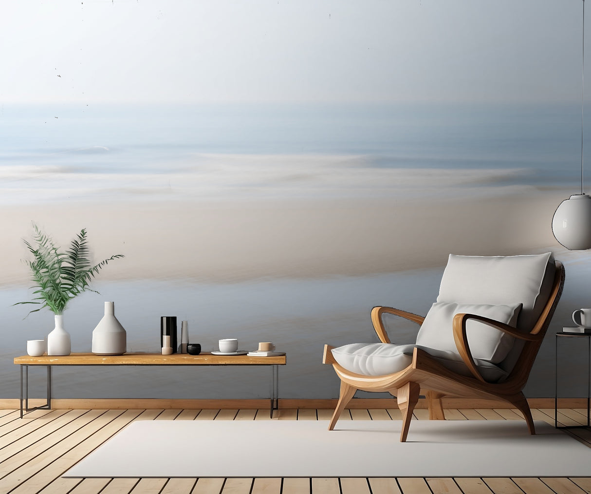 Beach and Sea Poster och Canvastavla