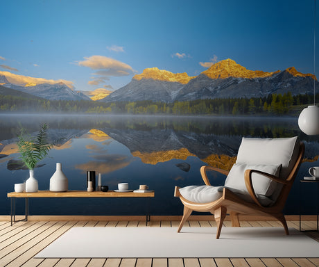 A Perfect Morning in Canadian Rockies Poster och Canvastavla