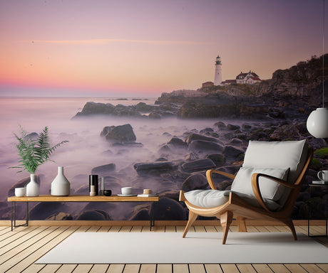Portland Headlight Poster och Canvastavla