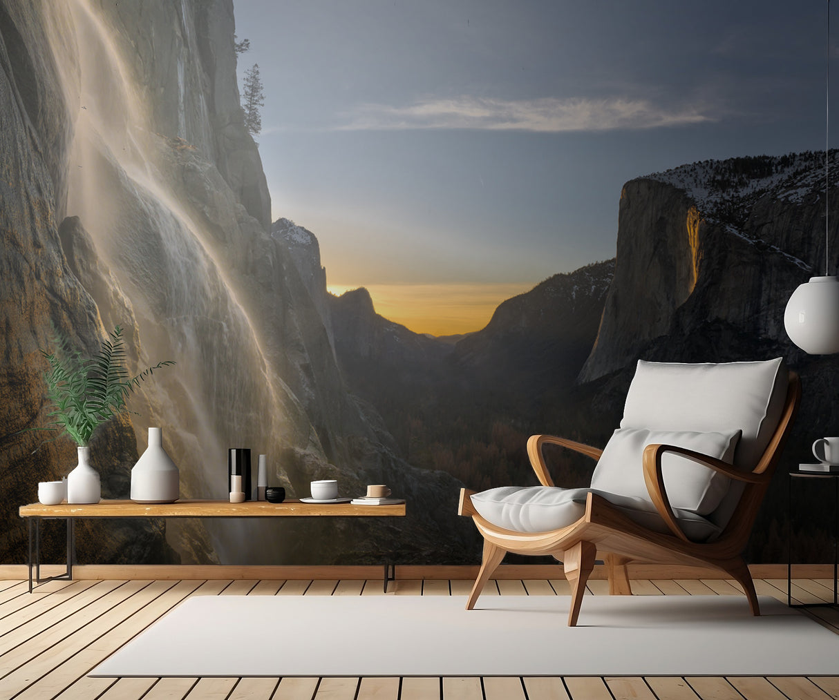 Yosemite Firefall Poster och Canvastavla