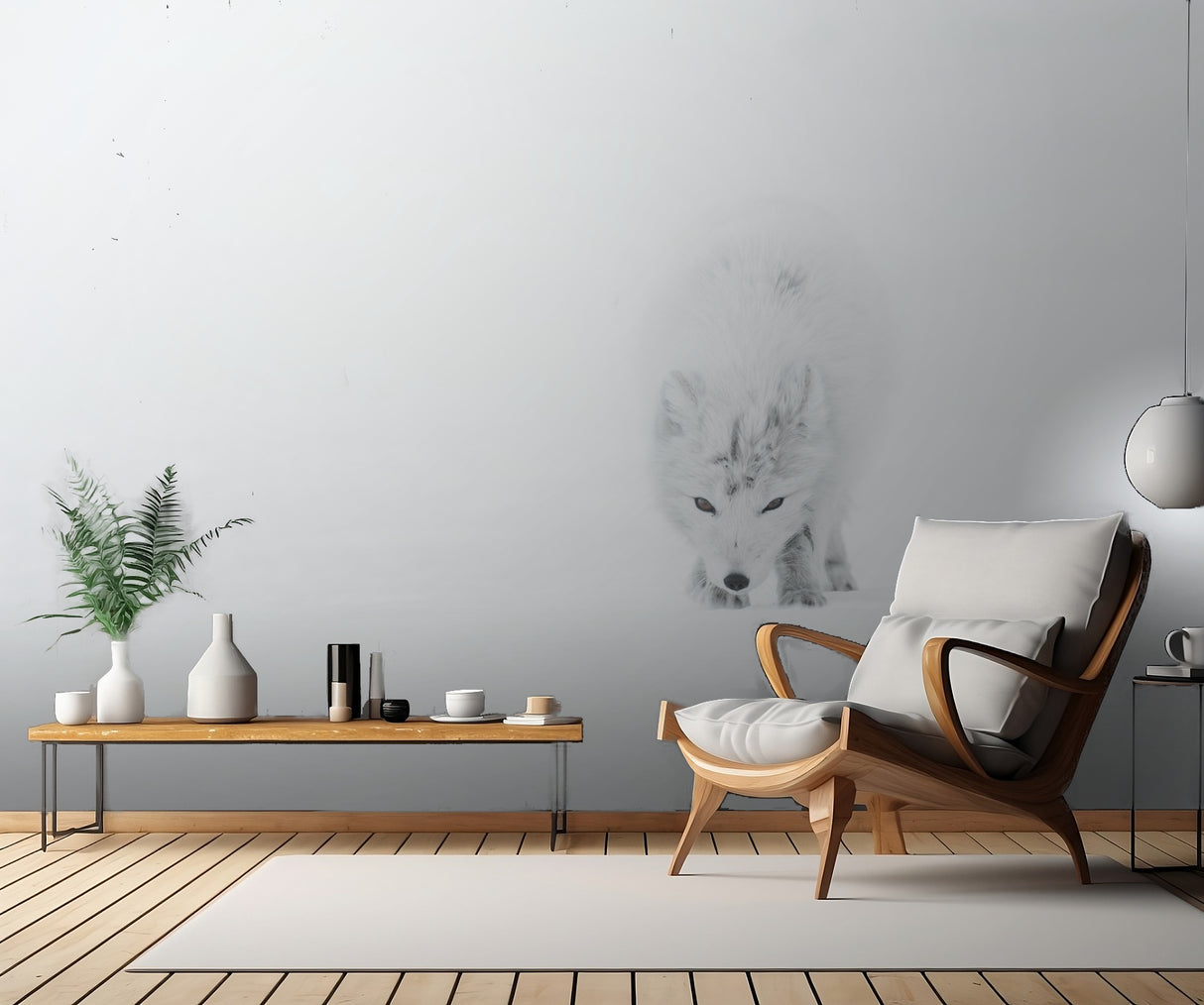 Arctic Fox Poster och Canvastavla