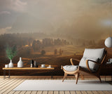 Morning on alpine meadow Poster och Canvastavla