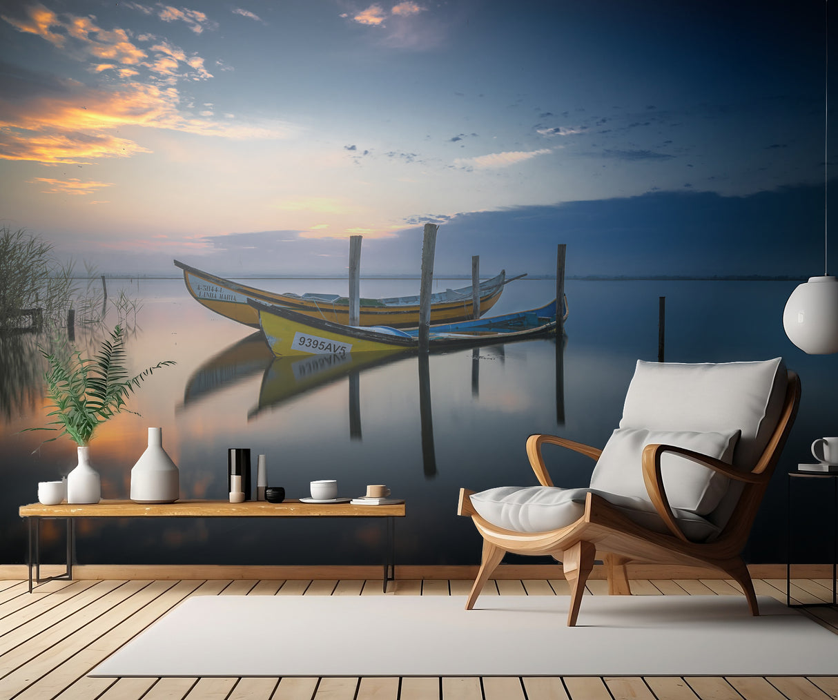 The boats Poster och Canvastavla