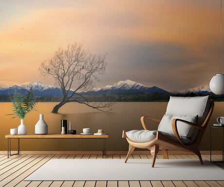 Morning glow of the Lake Wanaka Poster och Canvastavla