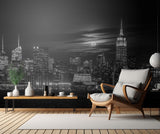 Manhattan at night Poster och Canvastavla