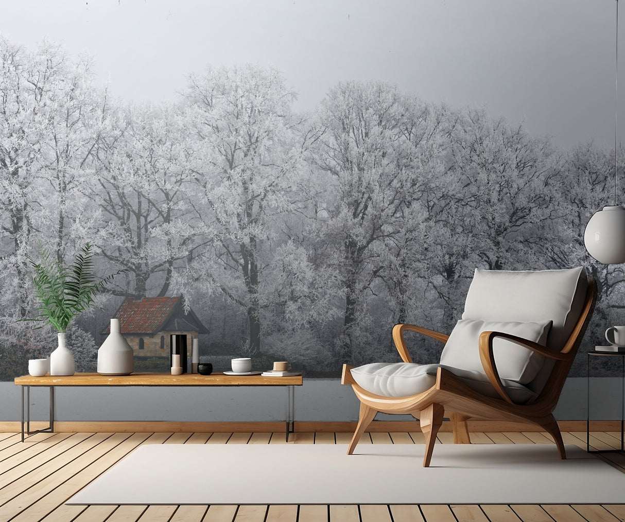 Chapel and Rime Poster och Canvastavla