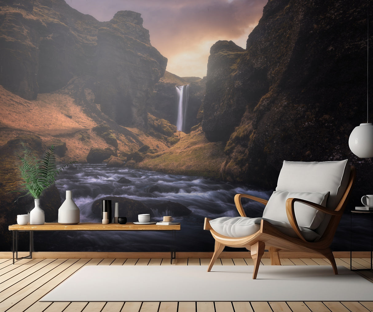 Hidden Falls Poster och Canvastavla