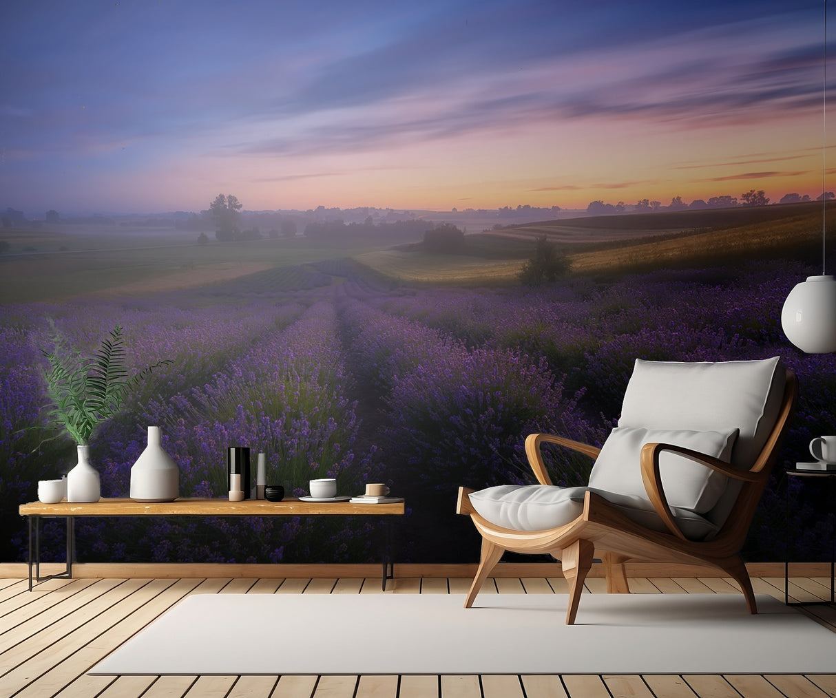 Lavender fields Poster och Canvastavla