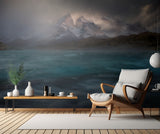 Stormy winds over the Torres del Paine Poster och Canvastavla