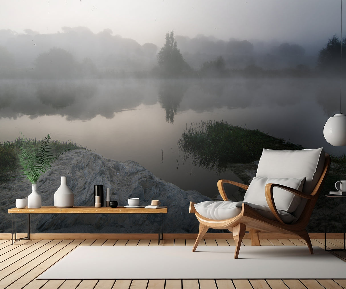 Fog Poster och Canvastavla