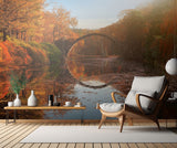 Autumn lake Poster och Canvastavla