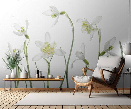 Spring Snowdrops Poster och Canvastavla