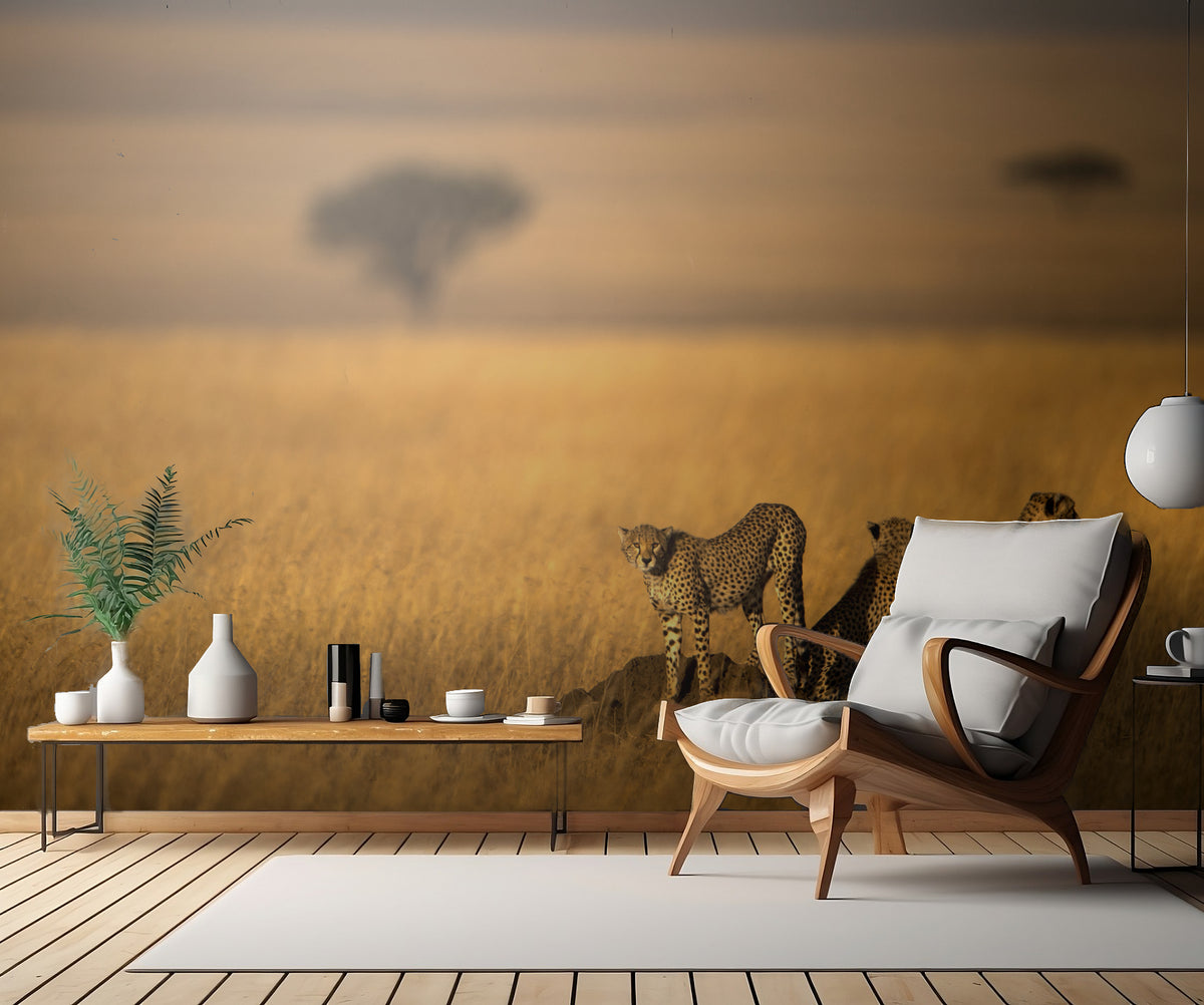 Landsape of Cheetah Poster och Canvastavla