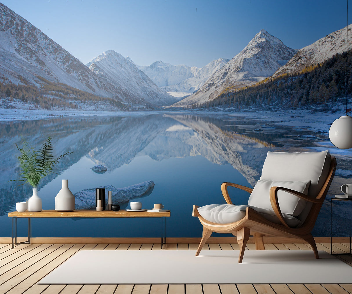Akkem Lake Poster och Canvastavla