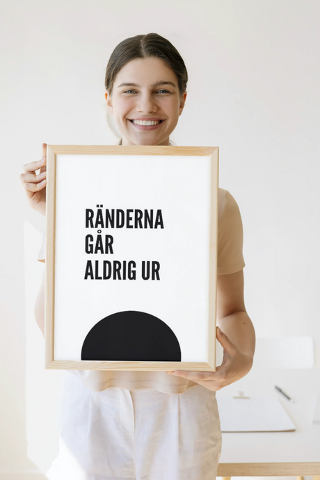 Landskrona Bois Blackball - Ränderna går aldrig ur Min Poster