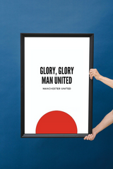 Manchester United - Glory, glory man united poster 2 Min Poster