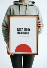 Manchester United - Glory, glory man united poster 2 Min Poster