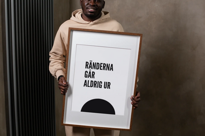Landskrona Bois Blackball - Ränderna går aldrig ur Min Poster